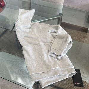 lululemon athletica Gray Men's Sweatshirt with hood